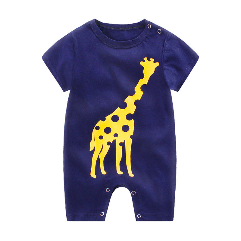 Baby Romper, Summer Short Sleeve Bodysuit