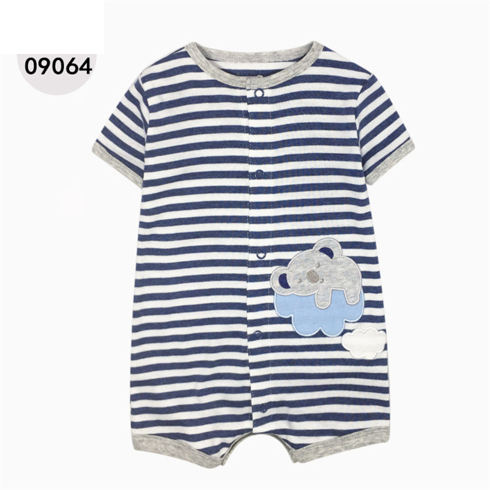 Cotton Baby Short Sleeve One-Piece Romper