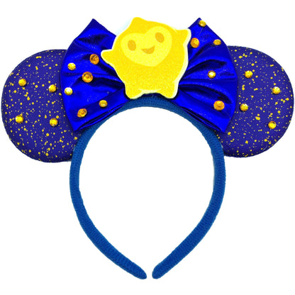 ZHENNAN Mouse Ears Headbands for Women Glitter Star Ears Headbands Cute Wish Costume Cartoon Themed Events Birthday Party Decorations Hair Accessoires