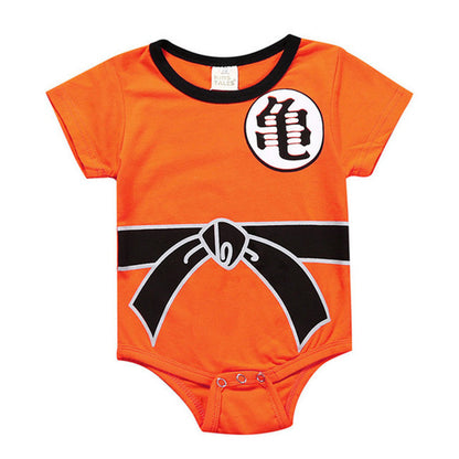 Goku Cotton Summer Short Sleeve Baby Romper (0-3 Years)