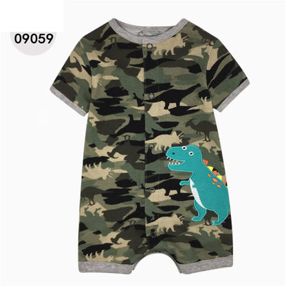 Cotton Baby Short Sleeve One-Piece Romper