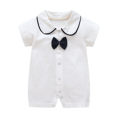 Summer Short Sleeve Cotton Baby Romper Bodysuit