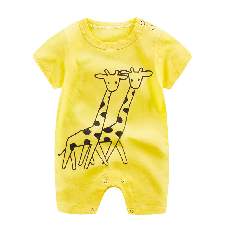 Baby Romper, Summer Short Sleeve Bodysuit