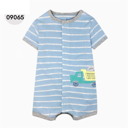 Cotton Baby Short Sleeve One-Piece Romper