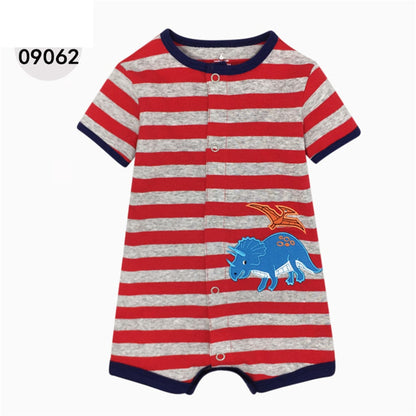 Cotton Baby Short Sleeve One-Piece Romper