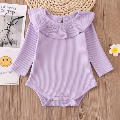 Newborn Baby Girl Romper with Candy Ruffles Outfit