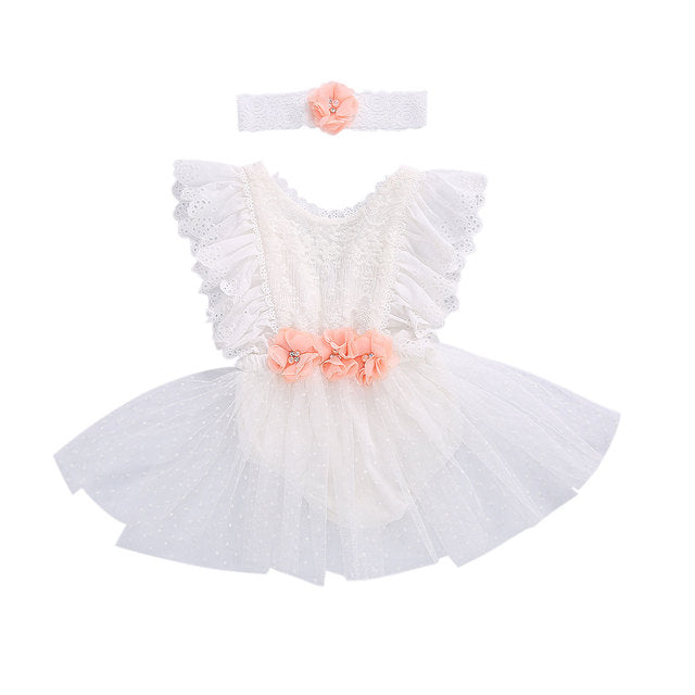 Newborn Girl Jumpsuit Romper Outfit