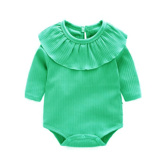Newborn Baby Girl Romper with Candy Ruffles Outfit