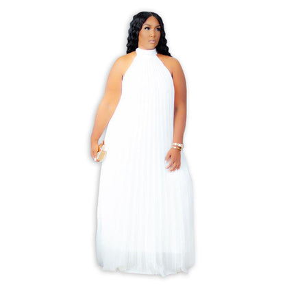 Elegant Plus Size 5XL Sleeveless Summer Maxi Dress