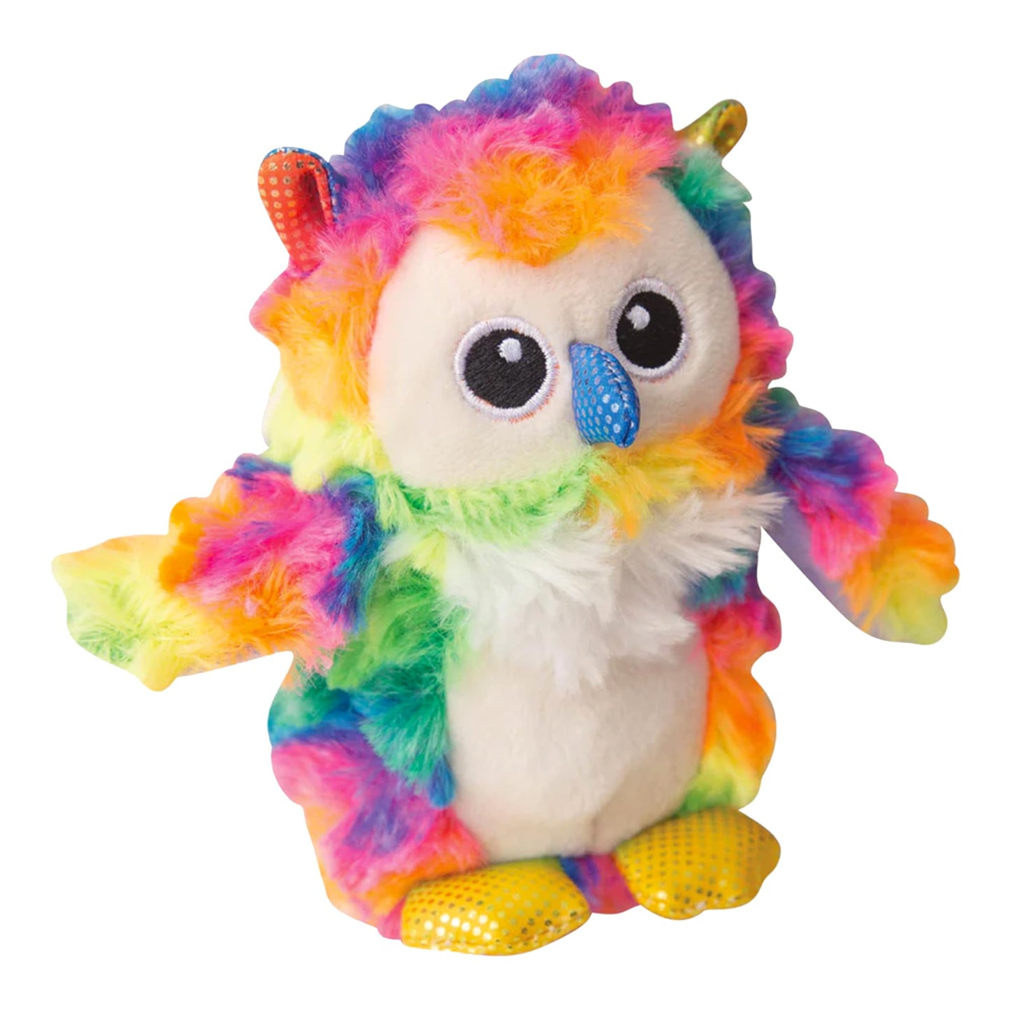 SnugArooz Baby Hootie The Owl – Crinkle & Squeak Dog Toy with Repair Patch – Soft Plush for Engaging - Endless Fun for Small Dogs and Puppies